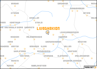 map of Livadhákion