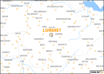 map of Livadhet