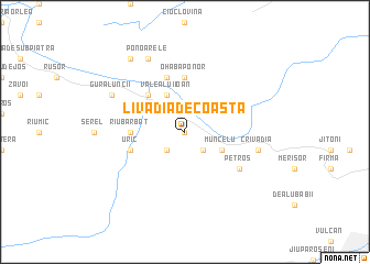 map of Livadia de Coastă