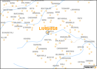 map of Livǝdirgǝ
