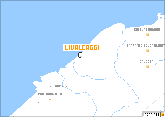 map of Li Valcaggi
