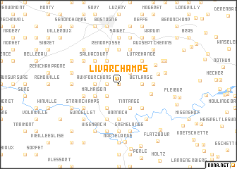 map of Livarchamps
