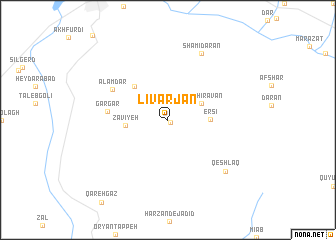 map of Līvārjān