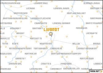 map of Livarot