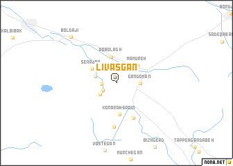 map of Līvāsgān