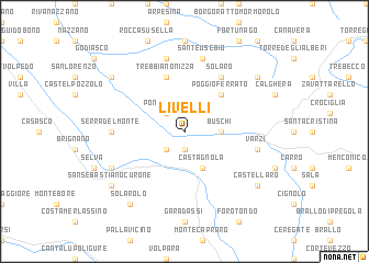 map of Livelli