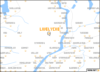 map of Livelycke