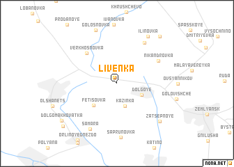 map of Livenka