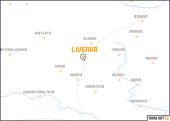 map of Livenka