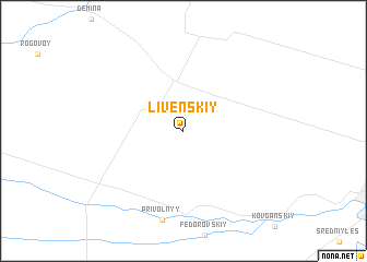 map of Livenskiy