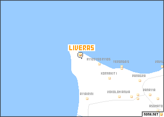 map of Liveras