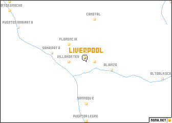 map of Liverpool