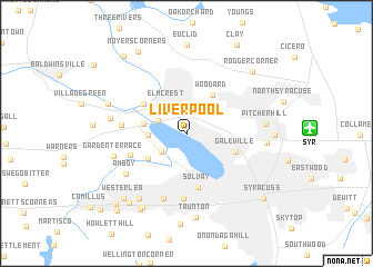 map of Liverpool