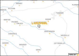 map of Liverpool