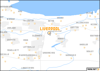 map of Liverpool