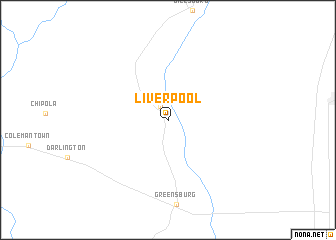 map of Liverpool