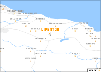 map of Liverton