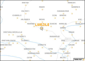 map of Livezile