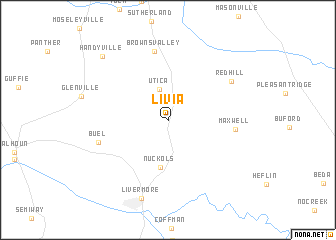 map of Livia