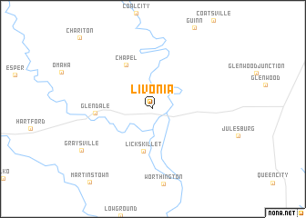 map of Livonia