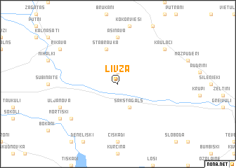 map of Livža