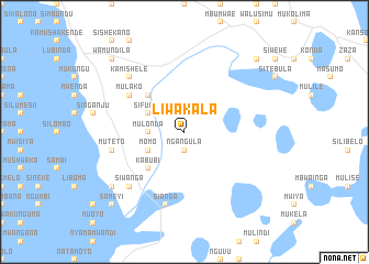 map of Liwakala