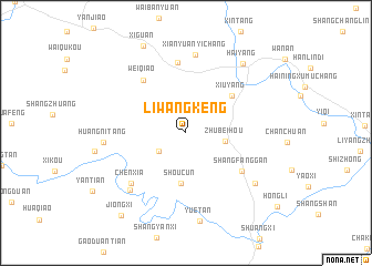 map of Liwangkeng