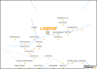 map of Liwanika