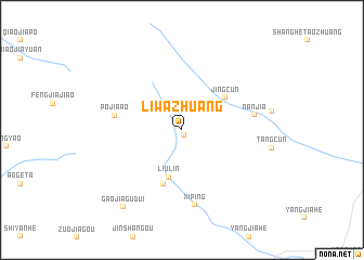 map of Liwazhuang
