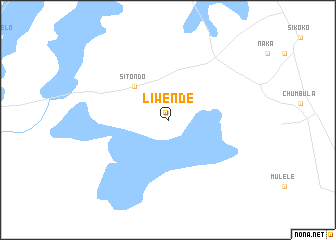 map of Liwende