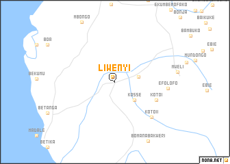 map of Liwenyi