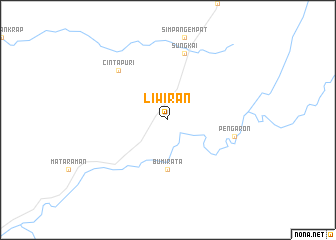 map of Liwiran