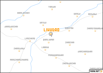 map of Liwudao