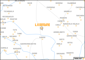 map of Lixandre