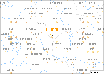 map of Lixeni