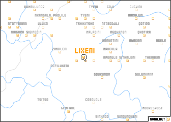 map of Lixeni
