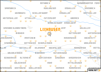 map of Lixhausen