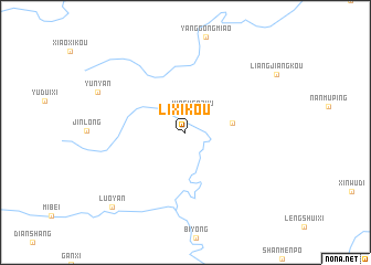 map of Lixikou