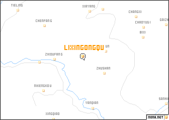 map of Lixingongqu