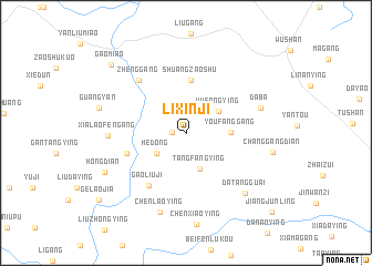 map of Lixinji