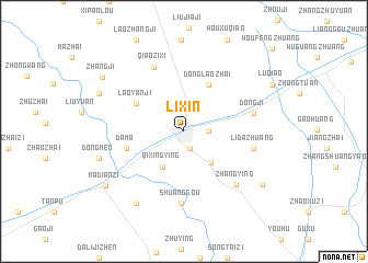 map of Lixin