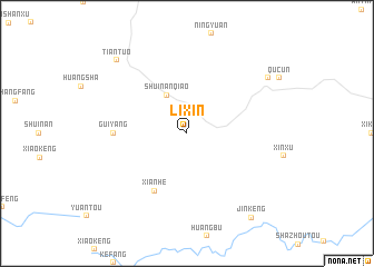 map of Lixin