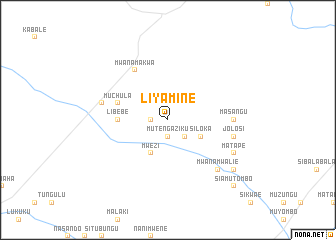 map of Liyamine