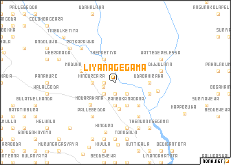 map of Liyanagegama