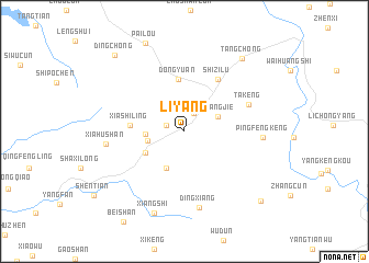 map of Liyang