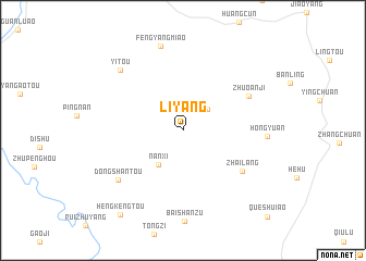 map of Liyang