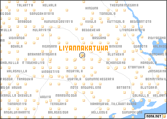 map of Liyannakatuwa