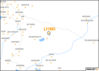 map of Liyāri