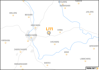 map of Liyi