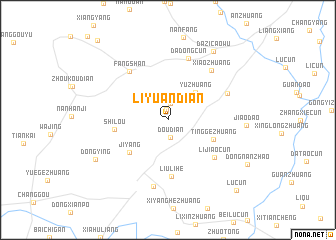 map of Liyuandian